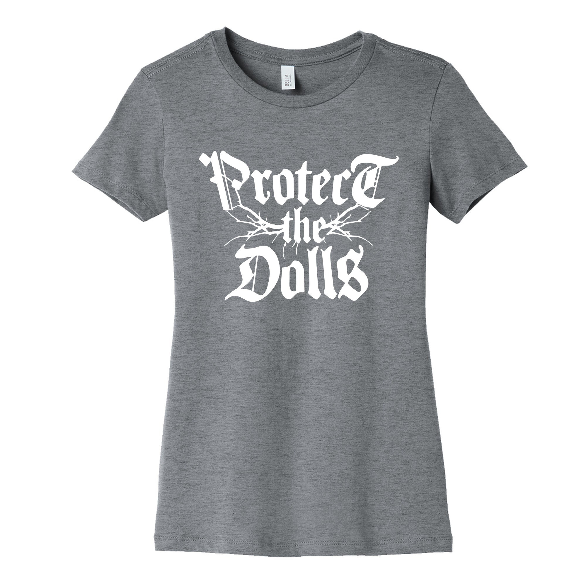 Protect the Dolls Graphic Tee Womens Cotton Tee