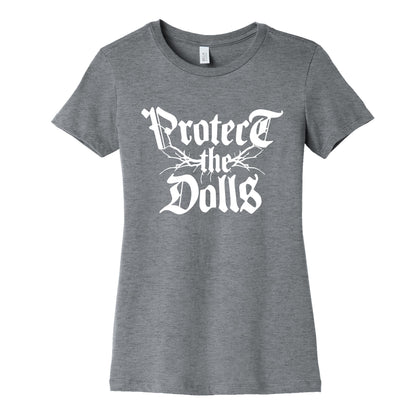 Protect the Dolls Graphic Tee Womens Cotton Tee