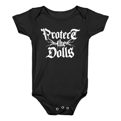 Protect the Dolls Graphic Tee Baby One-Piece