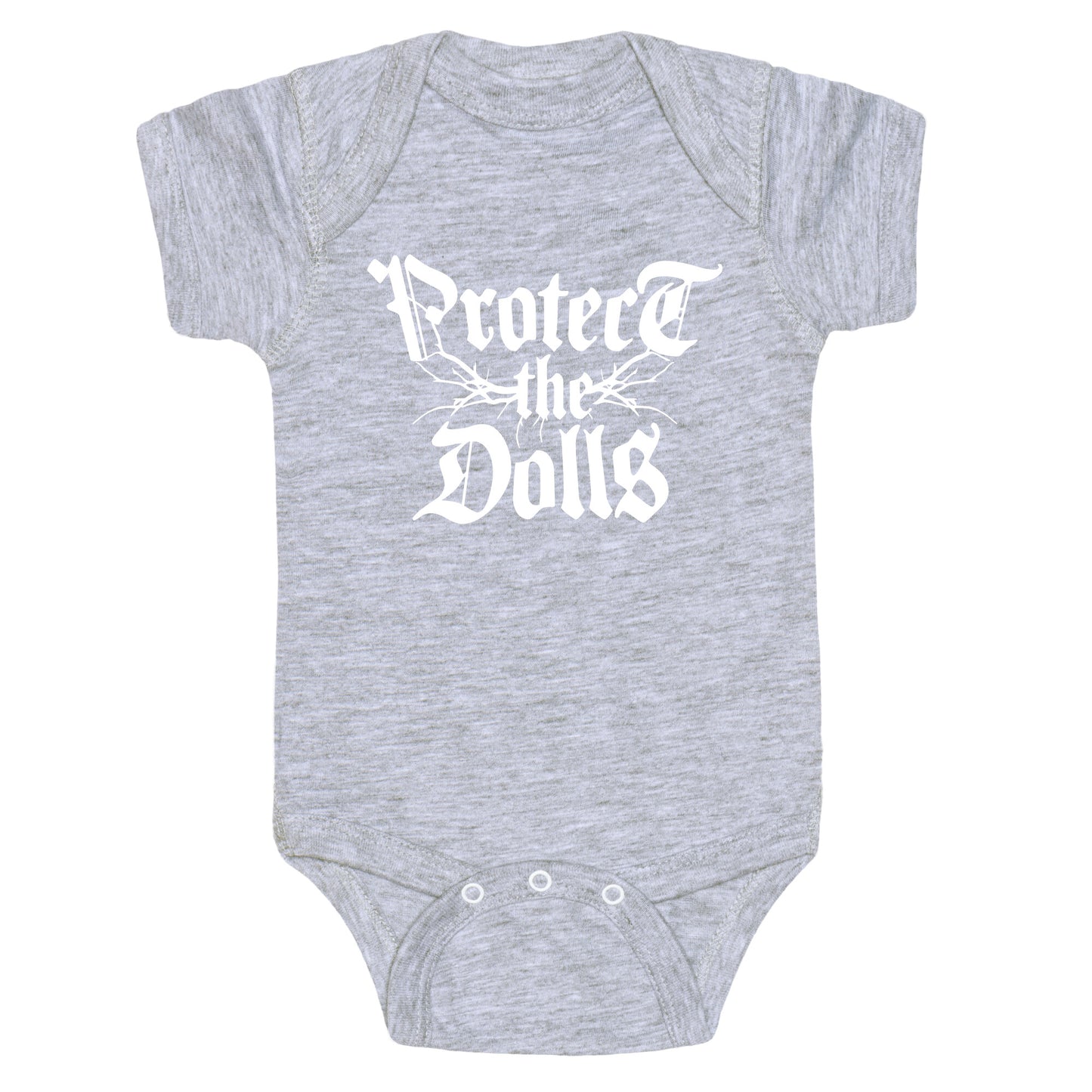 Protect the Dolls Graphic Tee Baby One-Piece