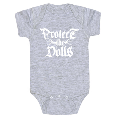 Protect the Dolls Graphic Tee Baby One-Piece