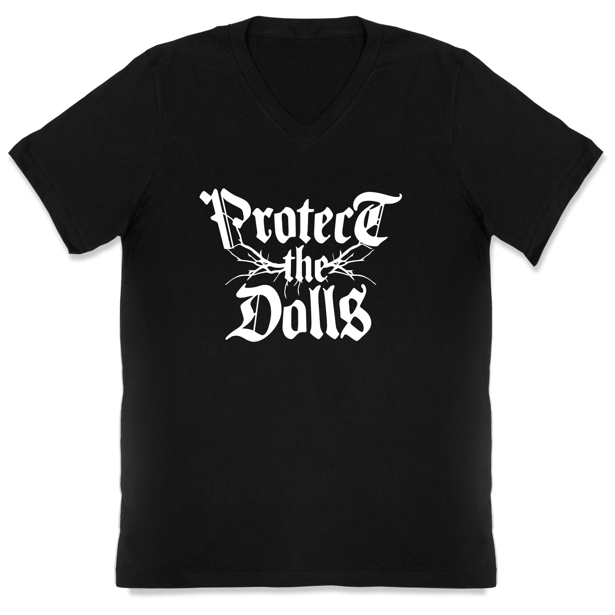 Protect the Dolls Graphic Tee V-Neck