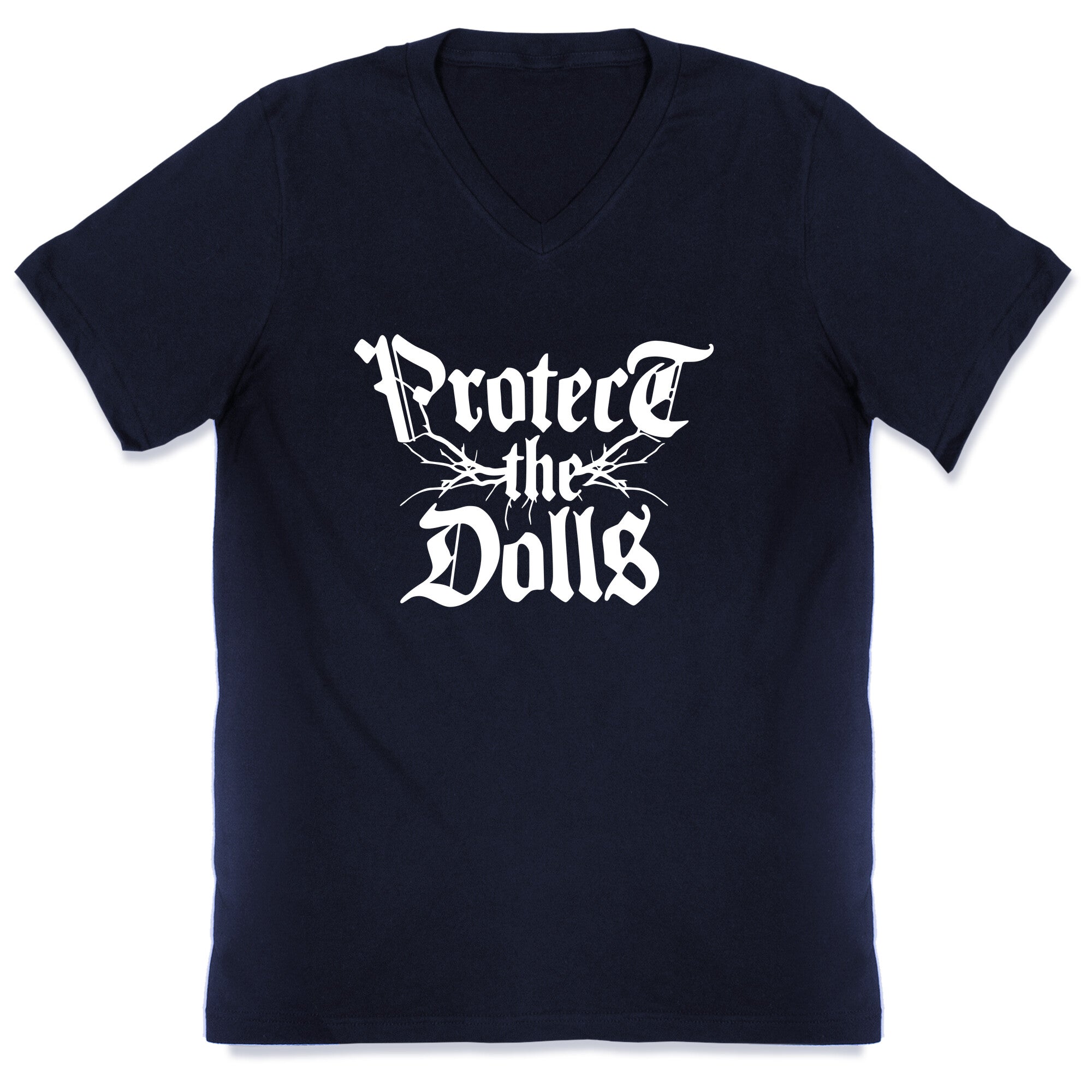 Protect the Dolls Graphic Tee V-Neck
