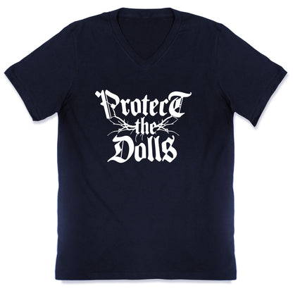 Protect the Dolls Graphic Tee V-Neck