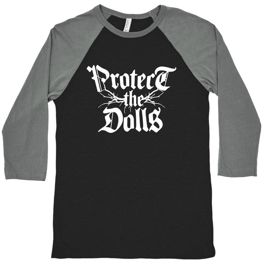 Protect the Dolls Graphic Tee Baseball Tee