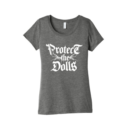 Protect the Dolls Graphic Tee Womens Triblend Tee
