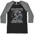 Whatever Daddy Wants Wolf Shirt Baseball Tee