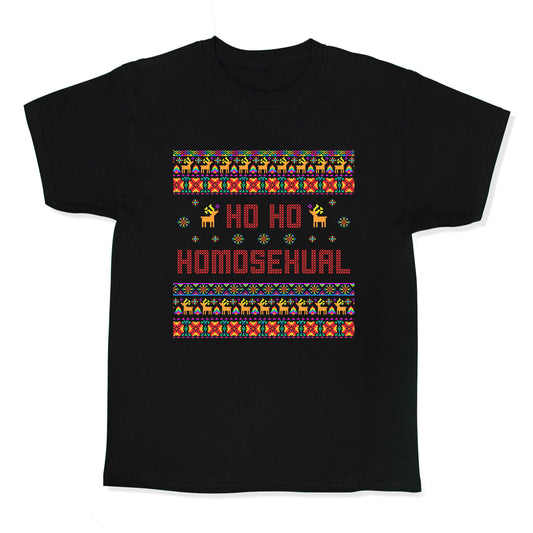 Ho Ho Ho Homosexual Kids Tee