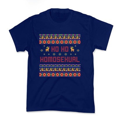 Ho Ho Ho Homosexual Kids Tee