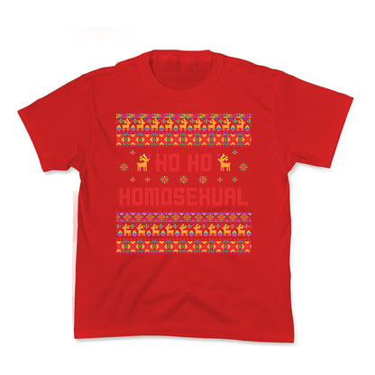 Ho Ho Ho Homosexual Kids Tee