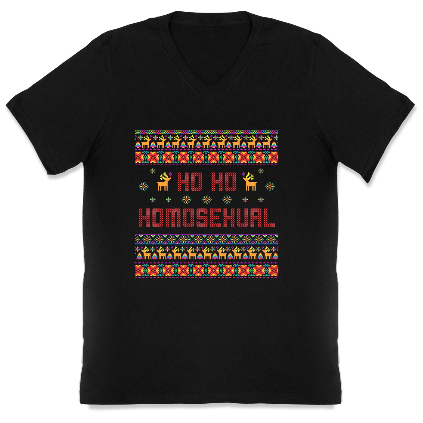 Ho Ho Ho Homosexual V-Neck