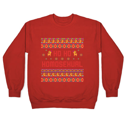 Ho Ho Ho Homosexual Crewneck Sweatshirt