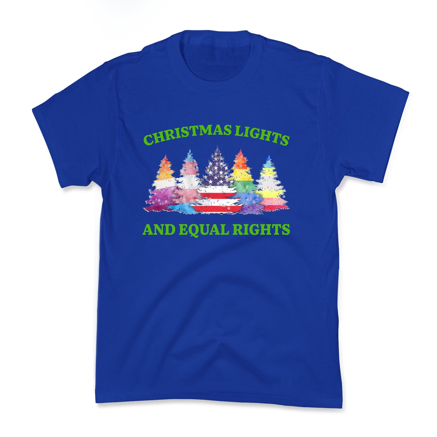 Christmas Lights and Equal Rights Shirt Kids Tee