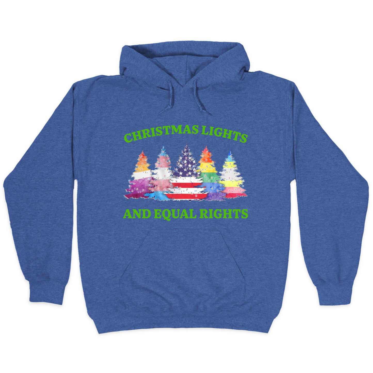 Christmas Lights and Equal Rights Shirt Hoodie