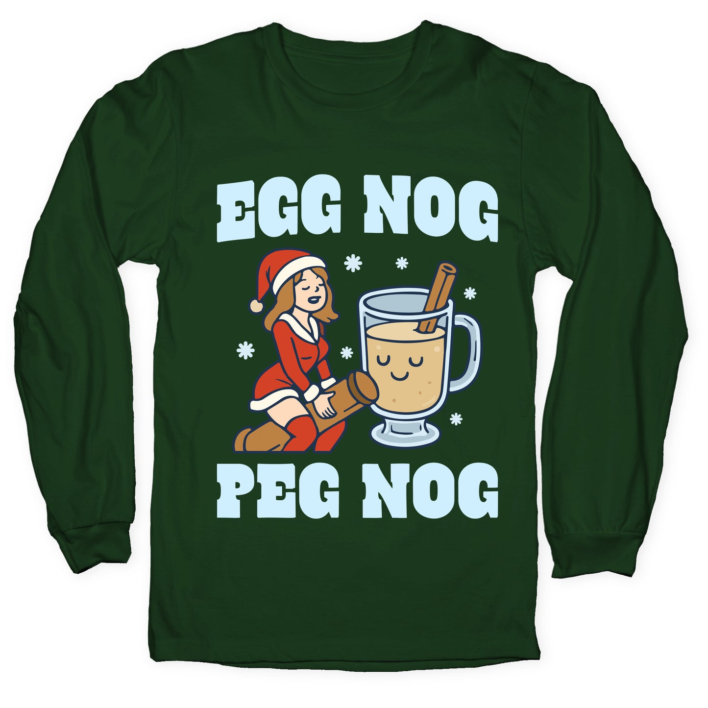 Egg Nog Peg Nog Longsleeve Tee