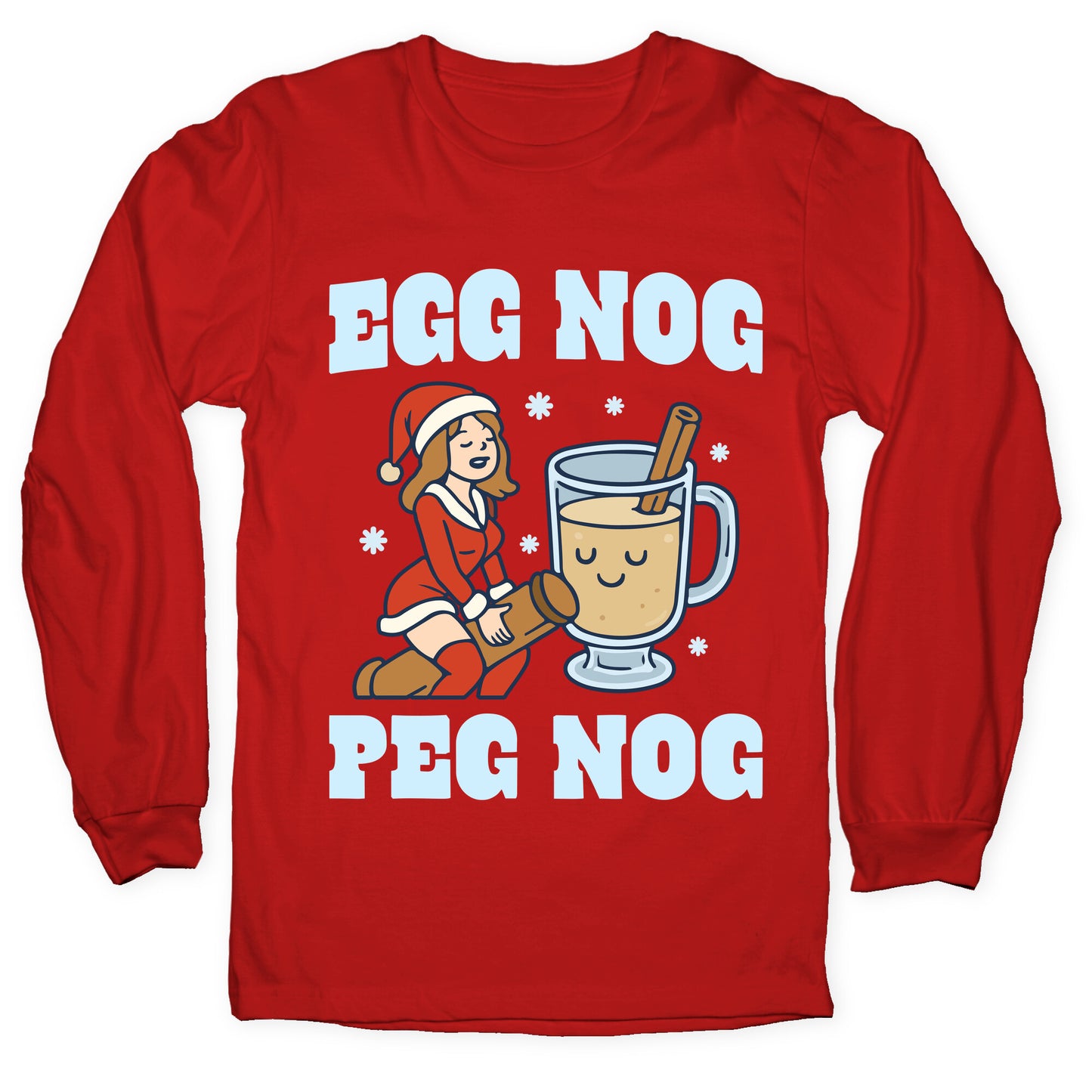 Egg Nog Peg Nog Longsleeve Tee