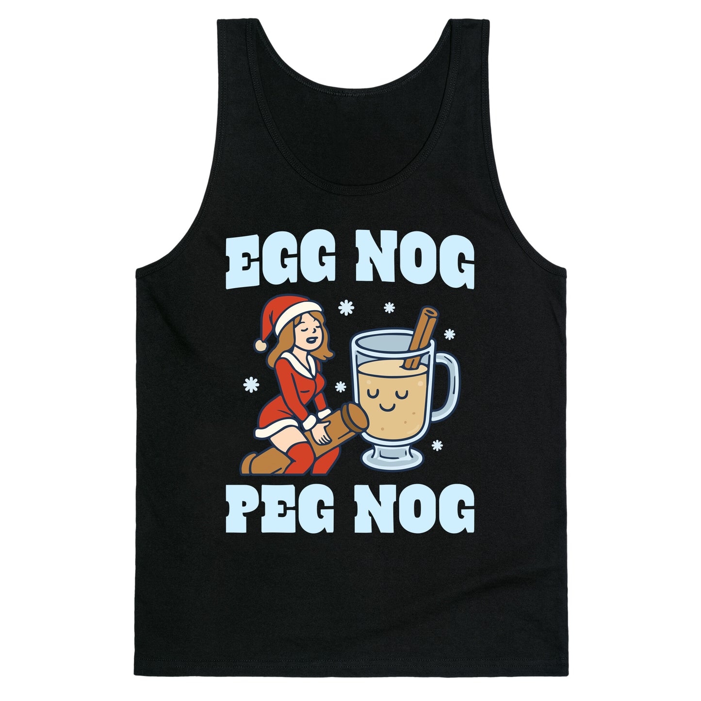 Egg Nog Peg Nog Tank Top