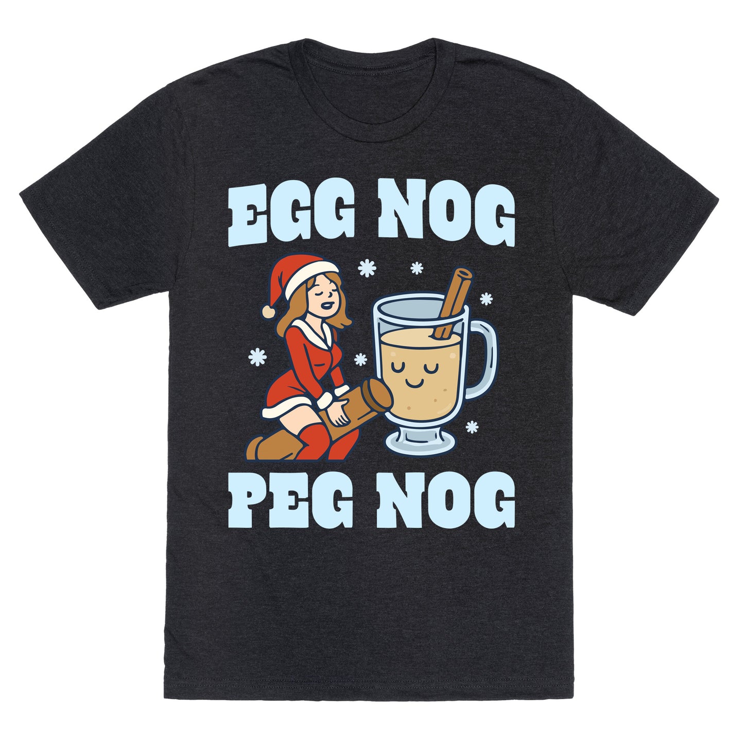 Egg Nog Peg Nog Unisex Triblend Tee