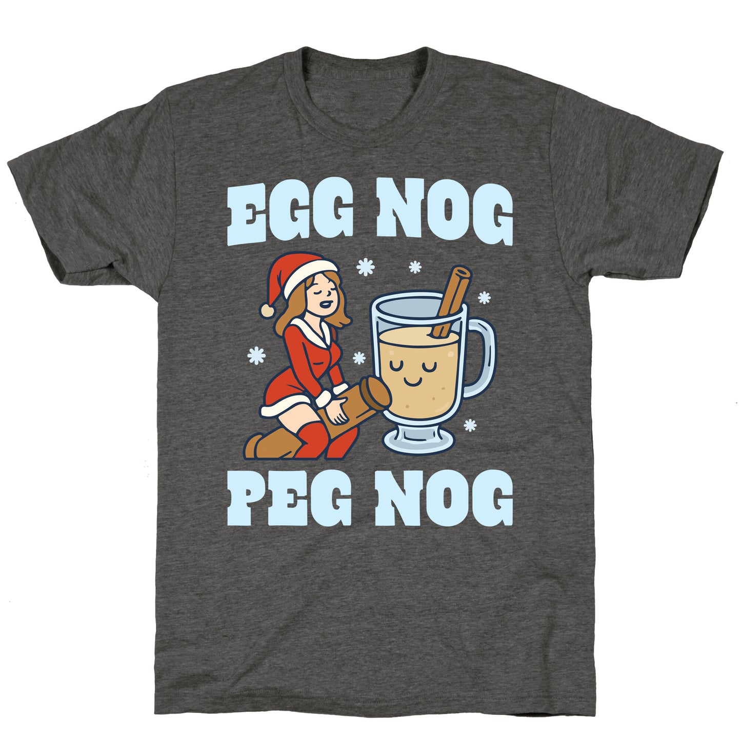 Egg Nog Peg Nog Unisex Triblend Tee