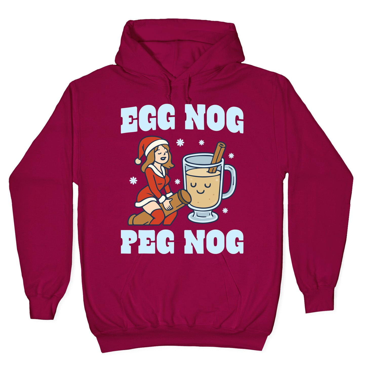 Egg Nog Peg Nog Hoodie