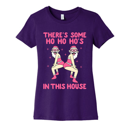 Ho Ho Hos In the House Womens Cotton Tee