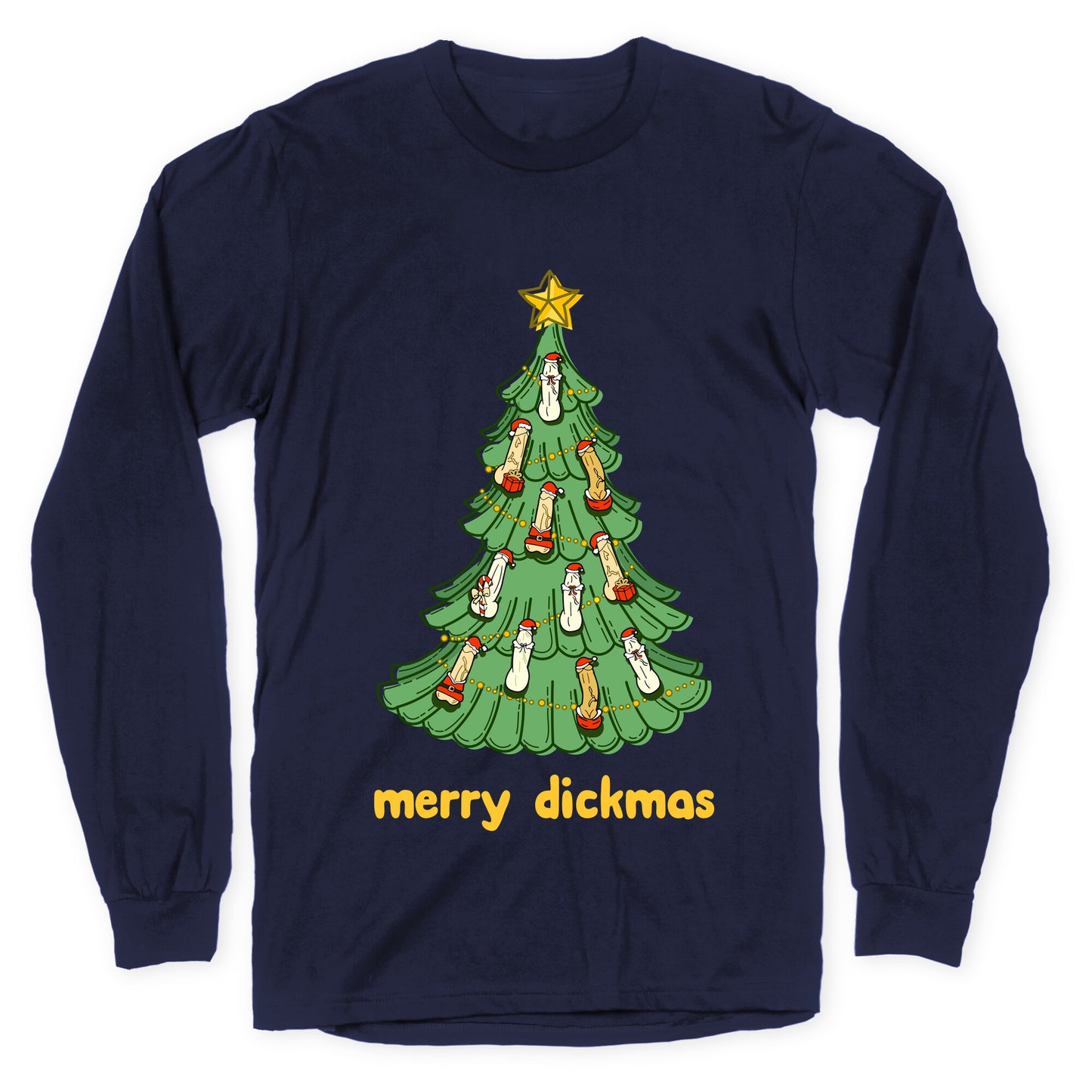 Merry Dickmas Longsleeve Tee