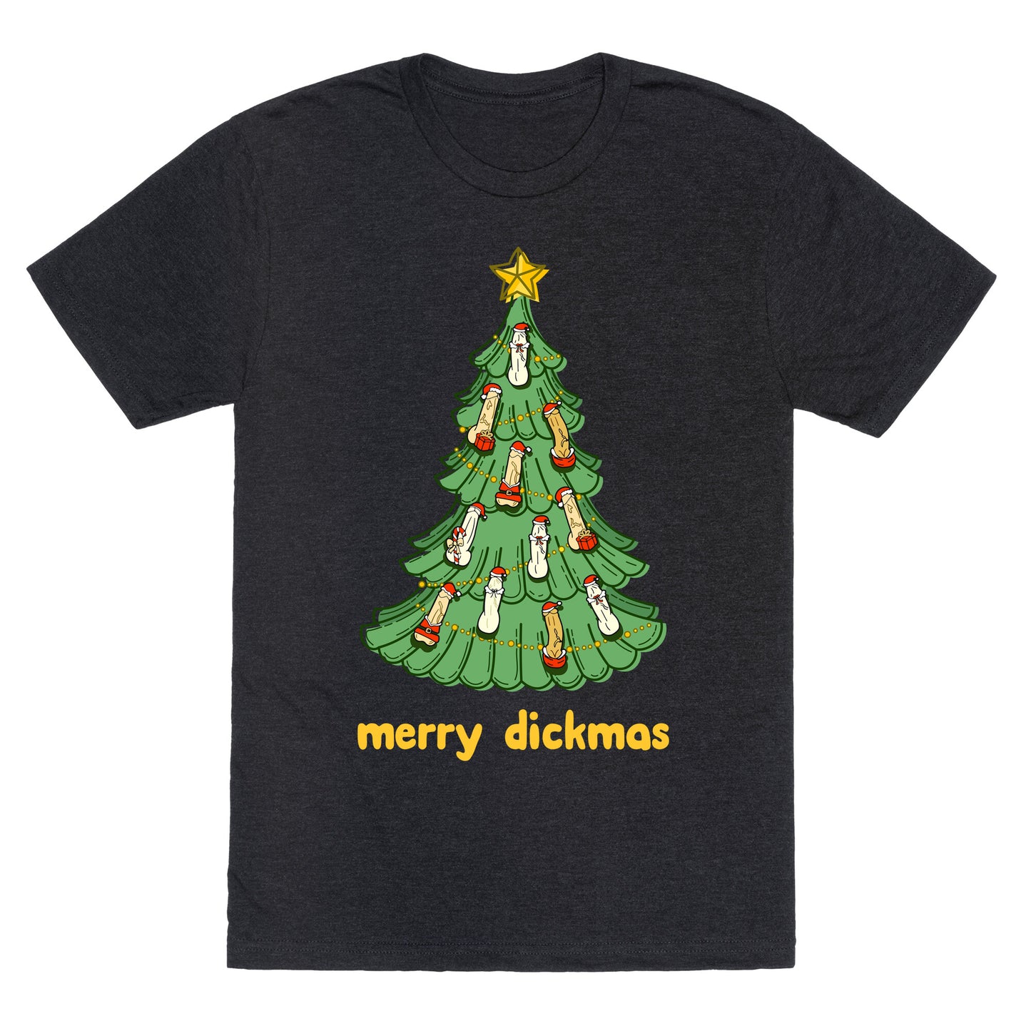 Merry Dickmas Unisex Triblend Tee