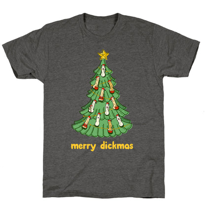 Merry Dickmas Unisex Triblend Tee
