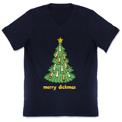 Merry Dickmas V-Neck