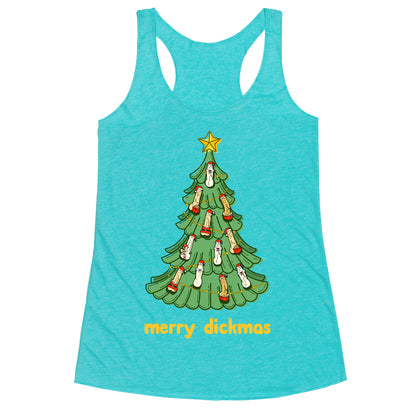 Merry Dickmas Racerback Tank
