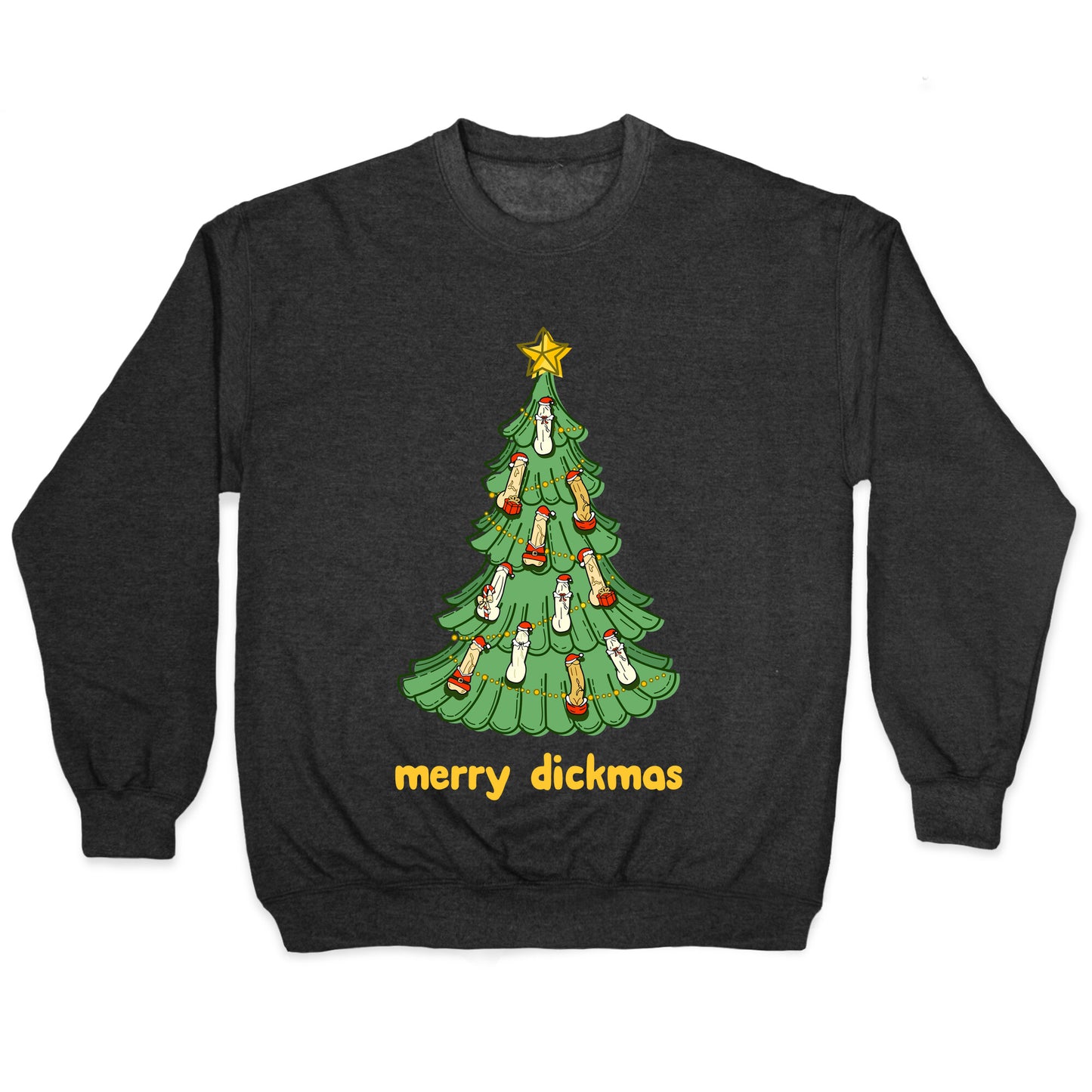 Merry Dickmas Crewneck Sweatshirt