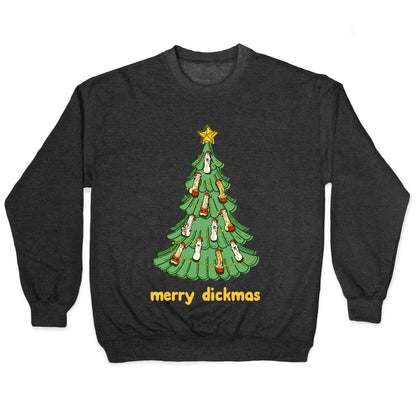 Merry Dickmas Crewneck Sweatshirt