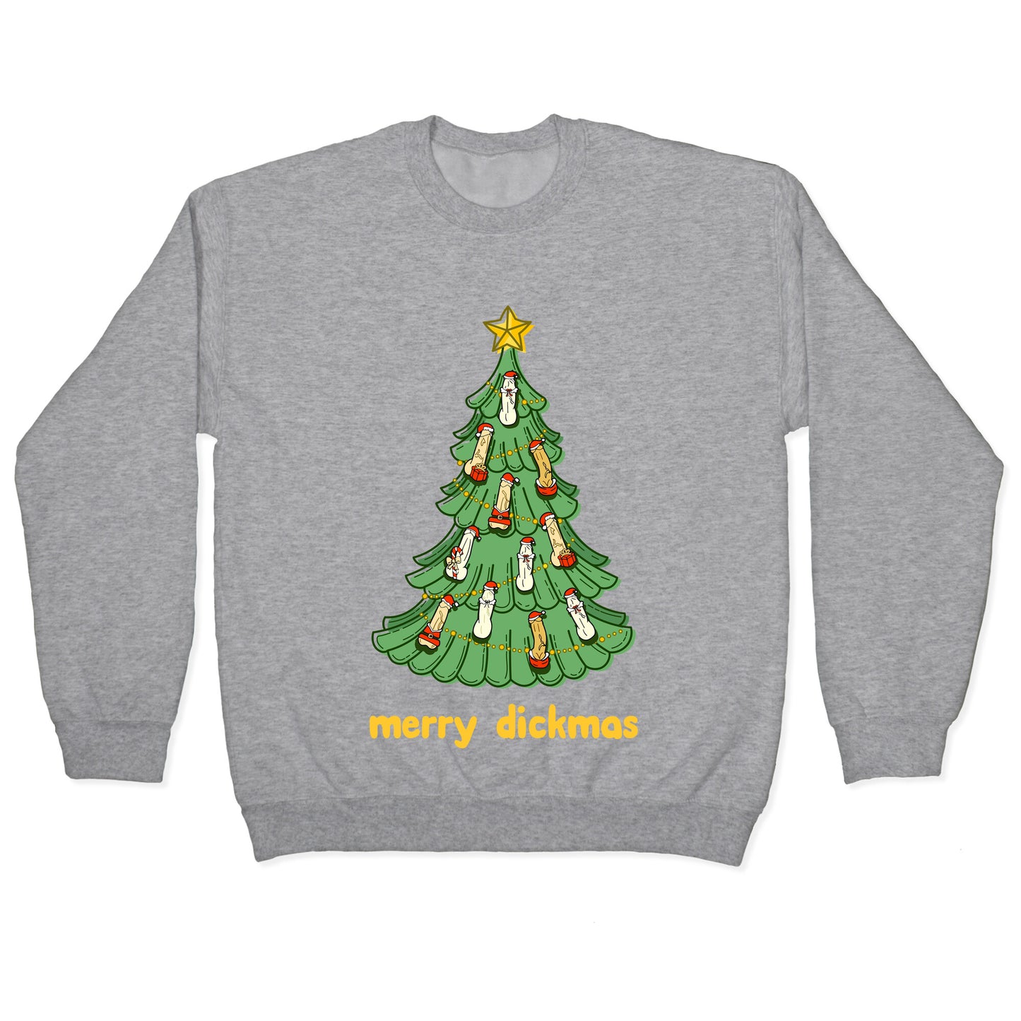 Merry Dickmas Crewneck Sweatshirt
