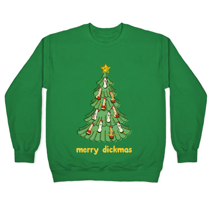 Merry Dickmas Crewneck Sweatshirt