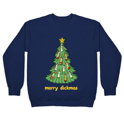 Merry Dickmas Crewneck Sweatshirt