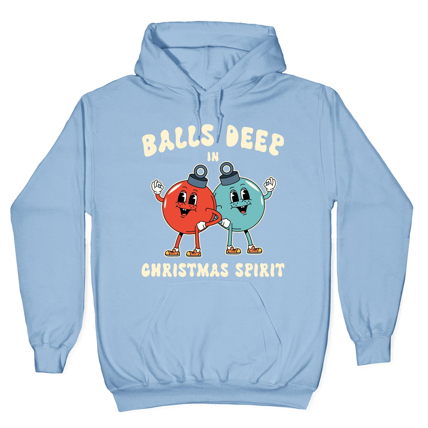 Balls Deep in Christmas Spirit Hoodie