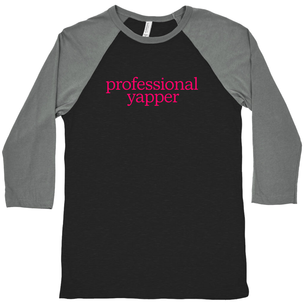 Professional Yapper Baseball Tee