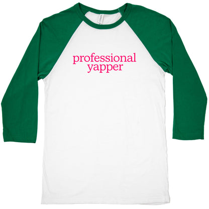 Professional Yapper Baseball Tee