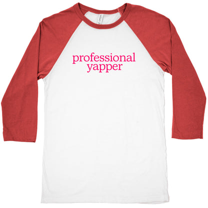 Professional Yapper Baseball Tee