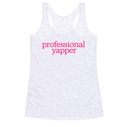 Professional Yapper Racerback Tank
