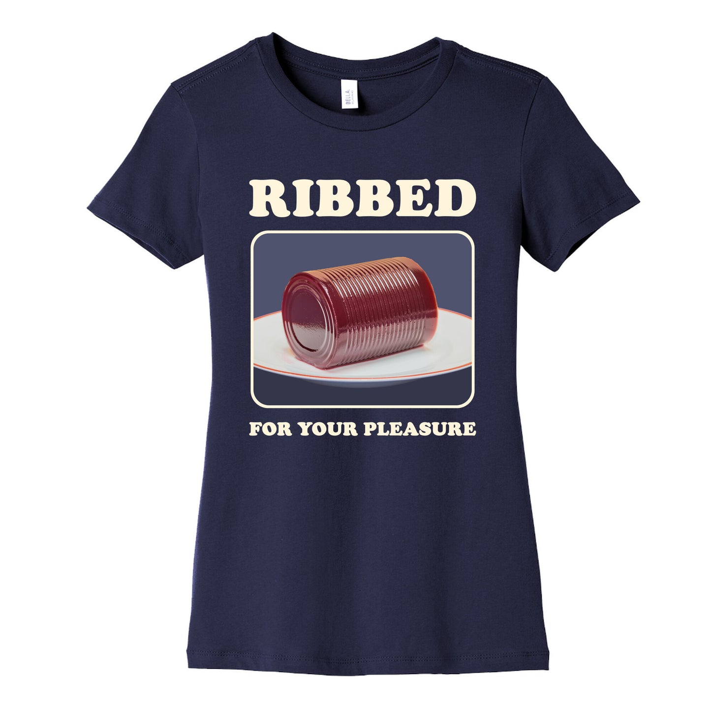 Ribbed for Your Pleasure Womens Cotton Tee