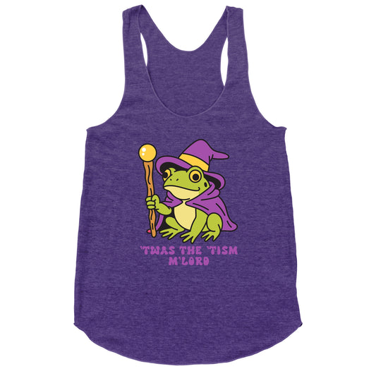 Twas the Tism Racerback Tank