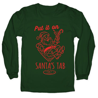 Put it On Santas Tab Longsleeve Tee
