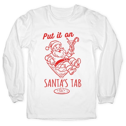 Put it On Santas Tab Longsleeve Tee