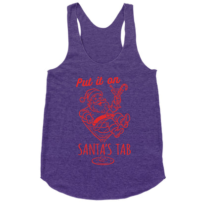 Put it On Santas Tab Racerback Tank
