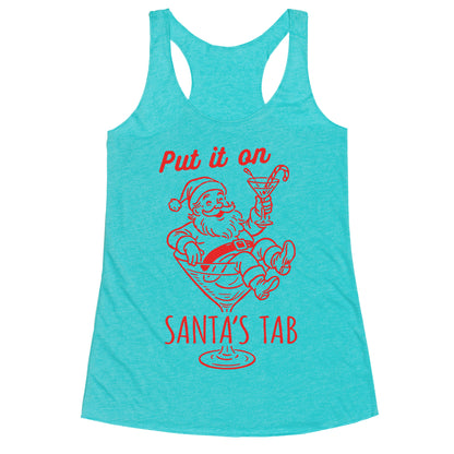 Put it On Santas Tab Racerback Tank