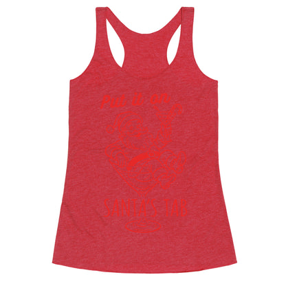 Put it On Santas Tab Racerback Tank