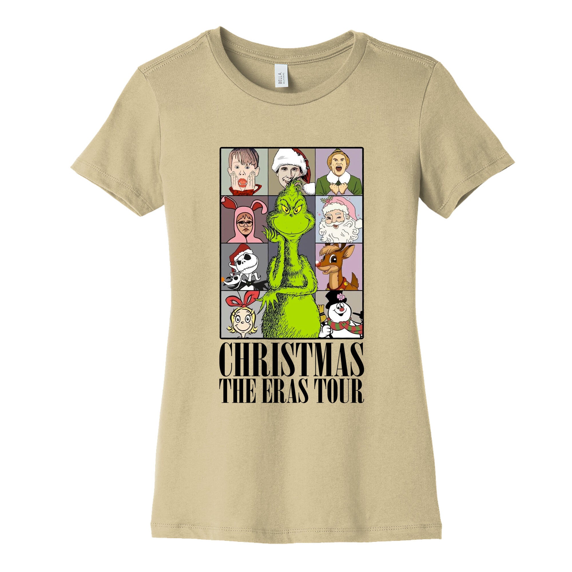 Christmas Eras Tour Womens Cotton Tee