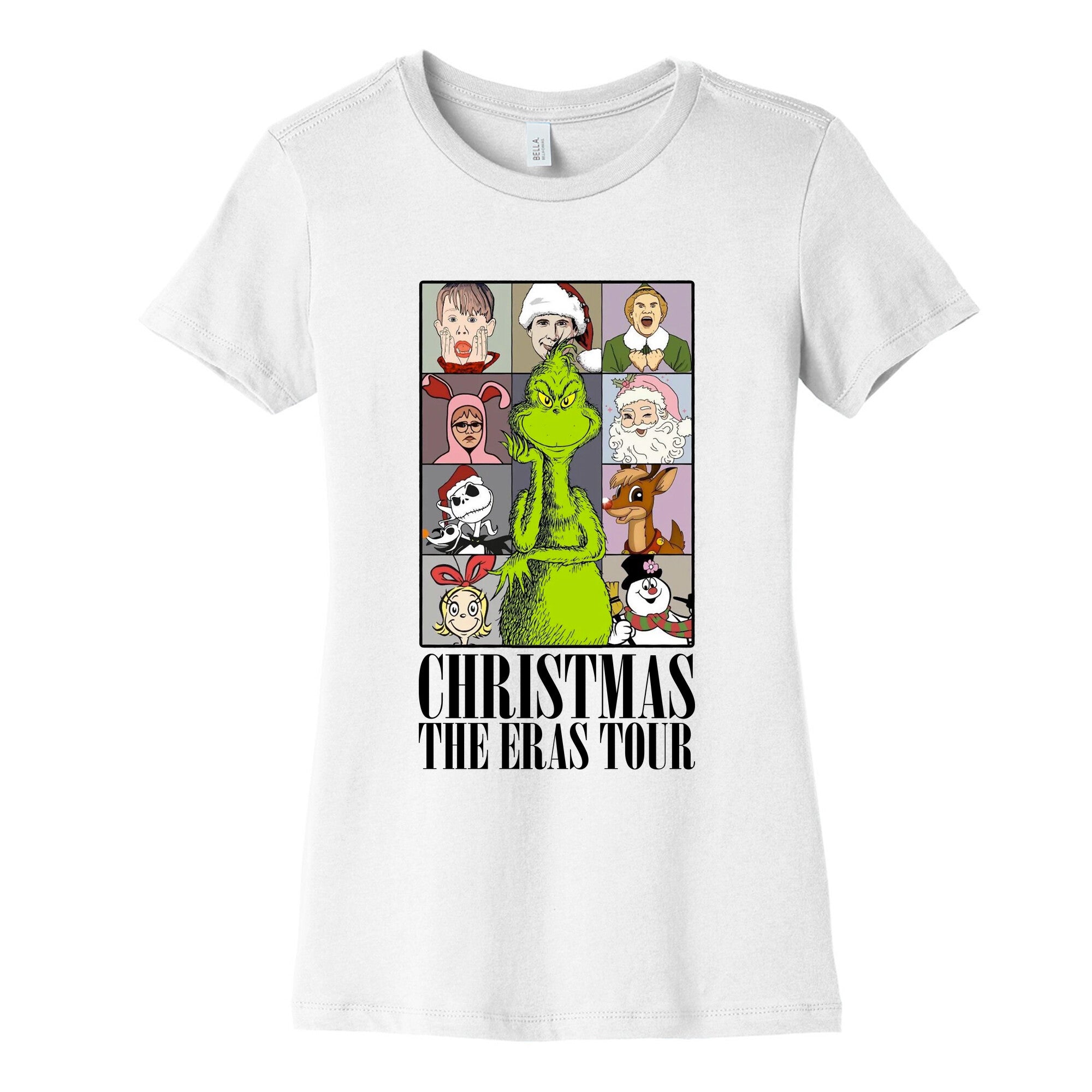 Christmas Eras Tour Womens Cotton Tee