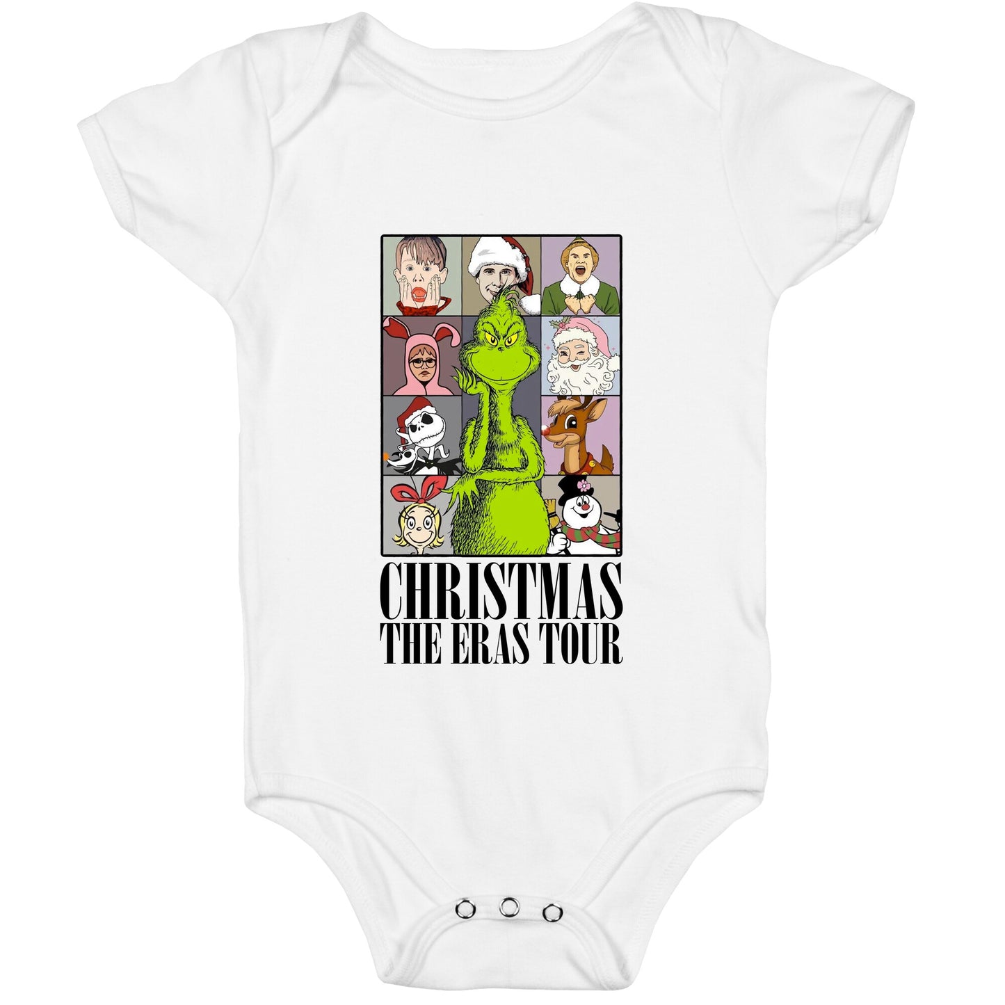 Christmas Eras Tour Baby One-Piece